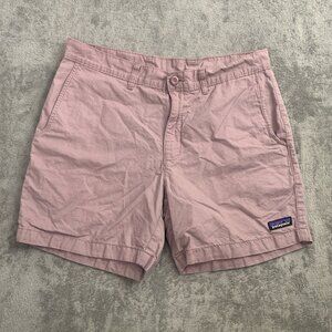 Patagonia Shorts Mens 32 Lightweight All-Wear Hemp Organic Cotton Blend 5” Pink